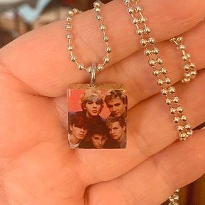 Set of 2 Duran Duran Scrabble Tile Necklaces